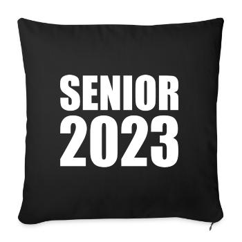 Senior 2023 - Sofakissenbezug 45 x 45 cm - Schwarz - Vorne