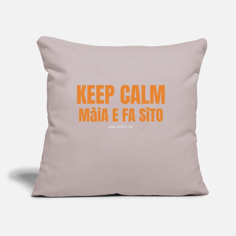 Keep Calm Brescian Dialect 1 Sofa pillowcase 17,3'' x 17,3'' (45 x 45 cm)