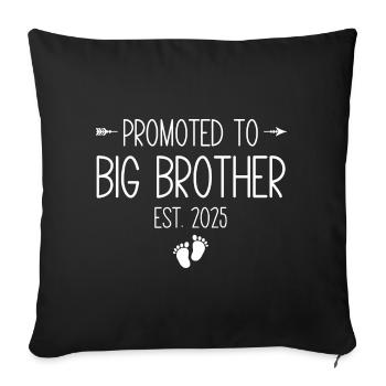 Promu à Big Brother Est. 2025 - Housse de coussin décorative 45 x 45 cm - noir - Devant