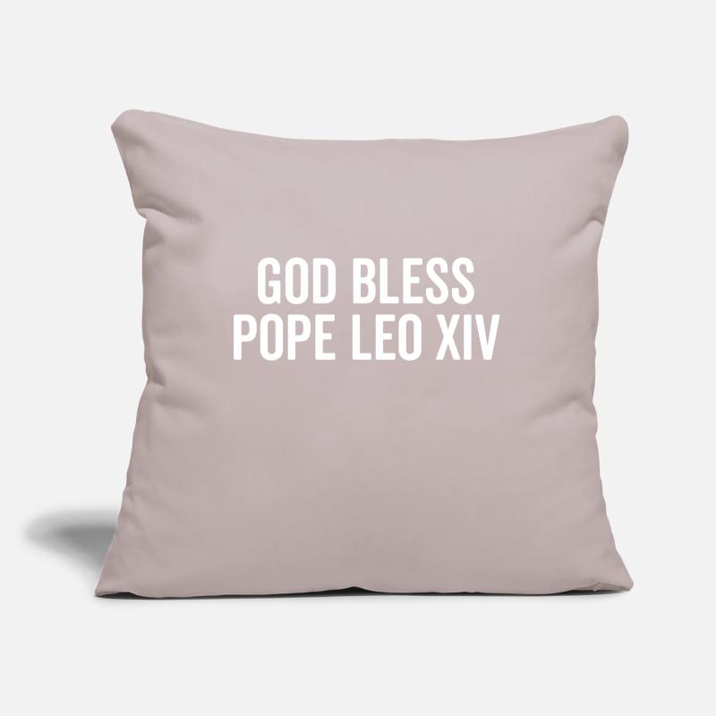 Gott segne Papst Leo XIV. Sofakissenbezug 45 x 45 cm