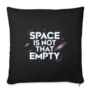 Astronomer Galaxy Outerspace Universe Astronomy - Sofa pillowcase 17,3'' x 17,3'' (45 x 45 cm) - black - Front