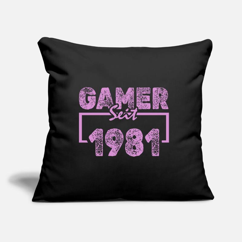 Typing 1981 Sofa pillowcase 17,3'' x 17,3'' (45 x 45 cm)