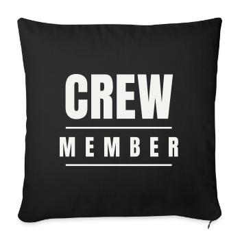 Membre de l’équipe Bold Team Équipe Événement Groupe d’Événement - Housse de coussin décorative 45 x 45 cm - noir - Devant