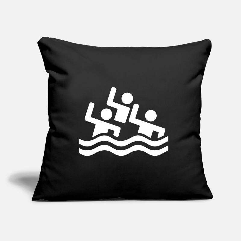 Synchronized swimming Sofa pillowcase 17,3'' x 17,3'' (45 x 45 cm)