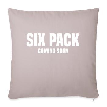 SIX PACK COMING SOON - Sofa pillowcase 17,3'' x 17,3'' (45 x 45 cm) - light taupe - Front