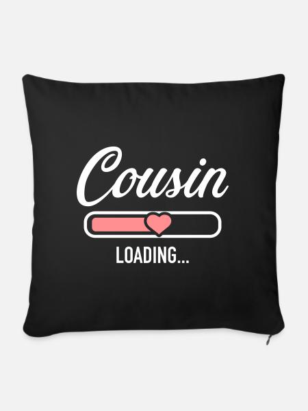Cousine - Sofakissenbezug 45 x 45 cm - Schwarz