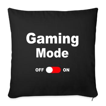 Mode De Mode Off Gamer Joke Game Enfants Cadeau - Housse de coussin décorative 45 x 45 cm - noir - Devant