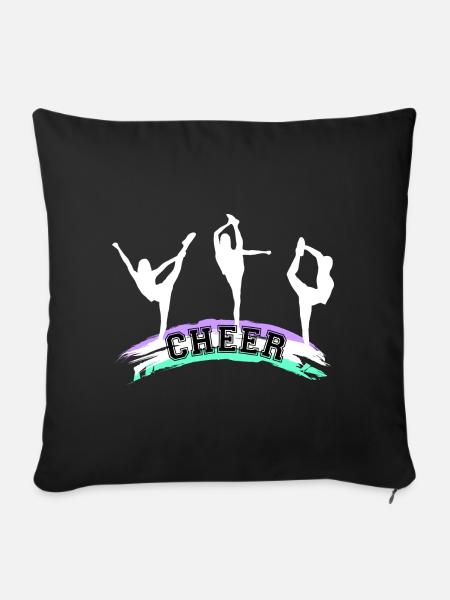 Cheerleading, Cheer - Sofakissenbezug 45 x 45 cm - Schwarz