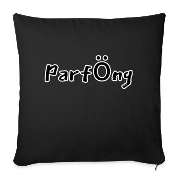 PARFÖNG - Sofakissenbezug 45 x 45 cm - Schwarz - Vorne