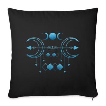 Le symbole vikings façonne la culture - Housse de coussin décorative 45 x 45 cm - noir - Devant