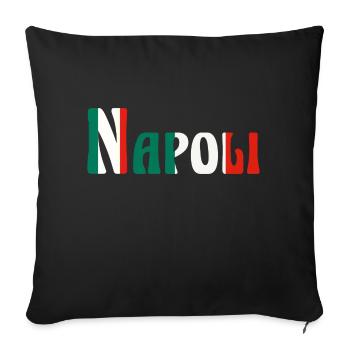 Napoli - Housse de coussin décorative 45 x 45 cm - noir - Devant
