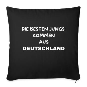 Les meilleurs gars viennent d’Allemagne - Housse de coussin décorative 45 x 45 cm - noir - Devant