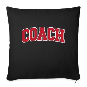 Coach - Sofa pillowcase 17,3'' x 17,3'' (45 x 45 cm) - black - Front