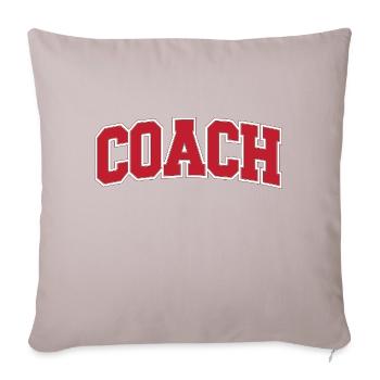 Coach - Sofa pillowcase 17,3'' x 17,3'' (45 x 45 cm) - light taupe - Front