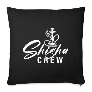 Équipe Shisha - Housse de coussin décorative 45 x 45 cm - noir - Devant