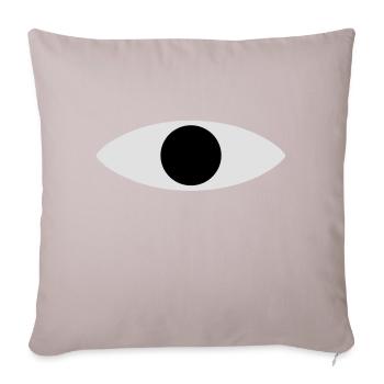 Monsters Inc Eye - Sofa pillowcase 17,3'' x 17,3'' (45 x 45 cm) - light taupe - Front