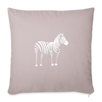 zebra - Sofa pillowcase 17,3'' x 17,3'' (45 x 45 cm) - light taupe - Front