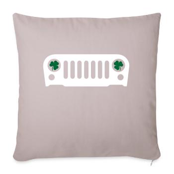 Jeep Irish Shirt - Housse de coussin décorative 45 x 45 cm - taupe clair - Devant