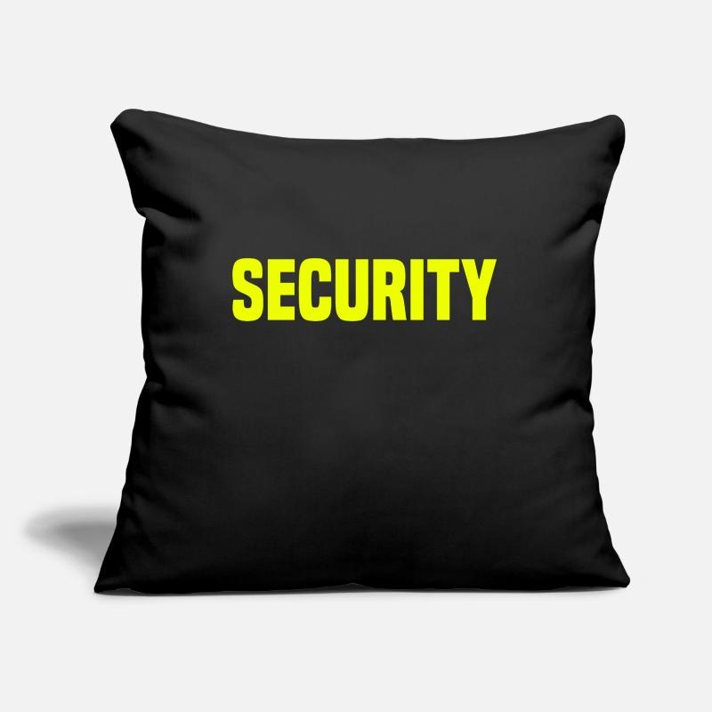 Sécurité garde du corps portier Housse de coussin décorative 45 x 45 cm
