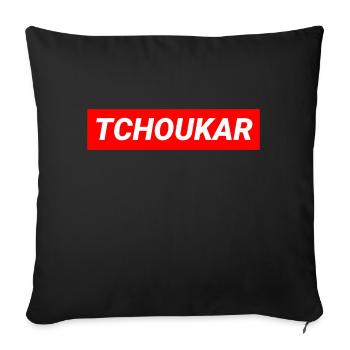 Tchoukar Grenoble Homme - Housse de coussin décorative 45 x 45 cm - noir - Devant