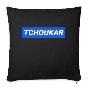 Tchoukar Grenoble Homme - Housse de coussin décorative 45 x 45 cm - noir - Devant