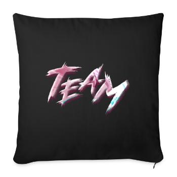 Équipe - Housse de coussin décorative 45 x 45 cm - noir - Devant