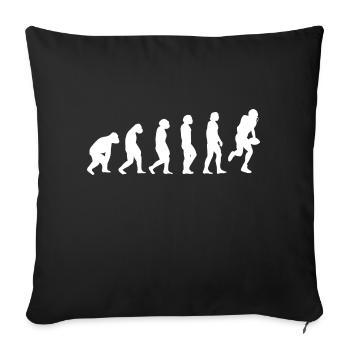 American Football Football Fan - Sofa pillowcase 17,3'' x 17,3'' (45 x 45 cm) - black - Front