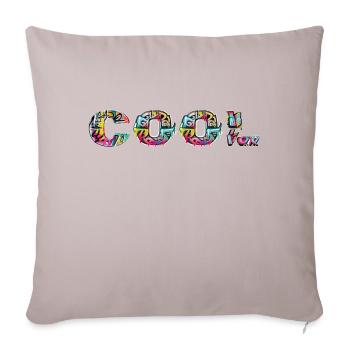 Cool Graffiti - Housse de coussin décorative 45 x 45 cm - taupe clair - Devant