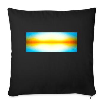 Dale Abstract v2 - Housse de coussin décorative 45 x 45 cm - noir - Devant