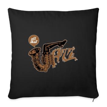 Tout ce jazz - Housse de coussin décorative 45 x 45 cm - noir - Devant