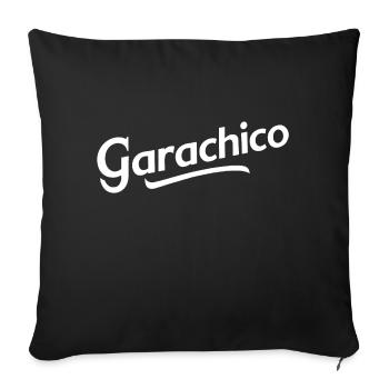 Garachico - Sofakissenbezug 45 x 45 cm - Schwarz - Vorne