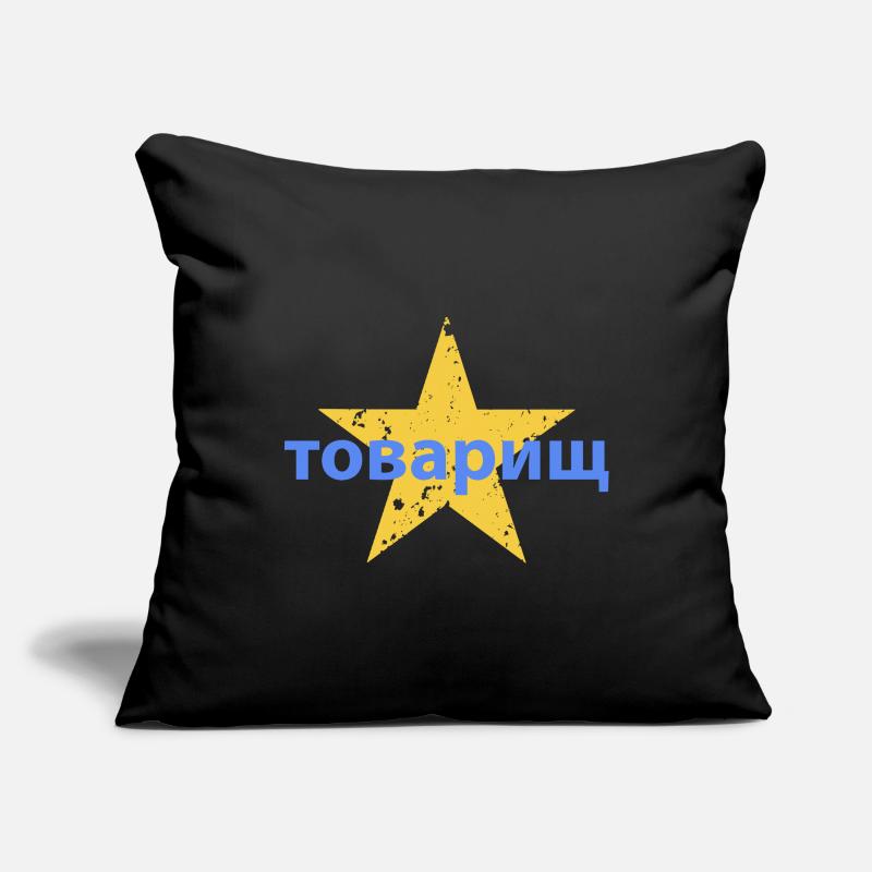 товарищ Housse de coussin décorative 45 x 45 cm