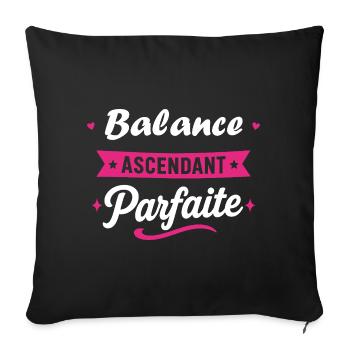 Balance Ascendant Parfaite - Housse de coussin décorative 45 x 45 cm - noir - Devant