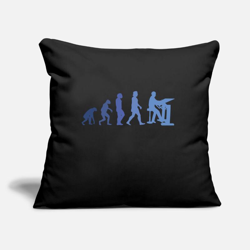 Draughtsman Evolution Client Architecte Directeur de la construction Housse de coussin décorative 45 x 45 cm