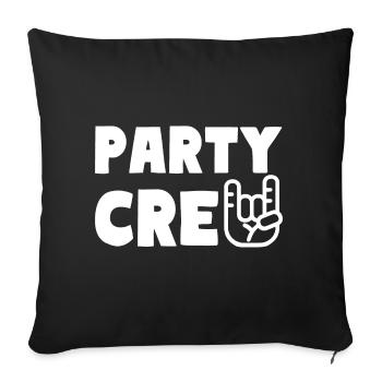 PARTY CREW Celebrations - Sofa pillowcase 17,3'' x 17,3'' (45 x 45 cm) - black - Front