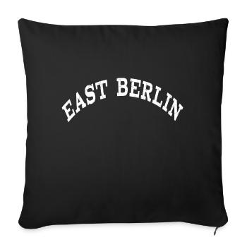 EAST BERLIN STATE OF MIND - Sofakissenbezug 45 x 45 cm - Schwarz - Vorne