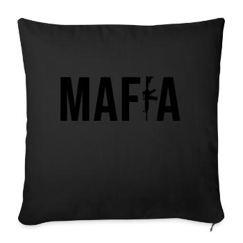 mafia - Sofakissenbezug 45 x 45 cm - Schwarz - Vorne