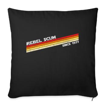 Rebel Scum - Citation du film Scum Rebels - Housse de coussin décorative 45 x 45 cm - noir - Devant