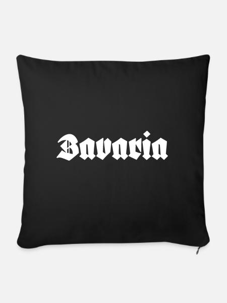 Bavaria - Sofakissenbezug 45 x 45 cm - Schwarz