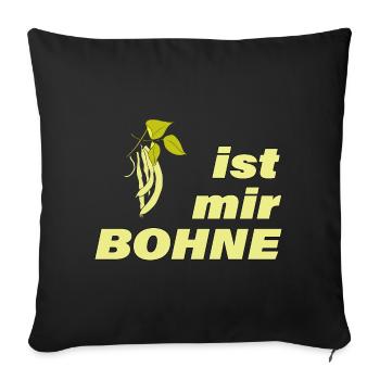 BOHNE - Sofakissenbezug 45 x 45 cm - Schwarz - Vorne