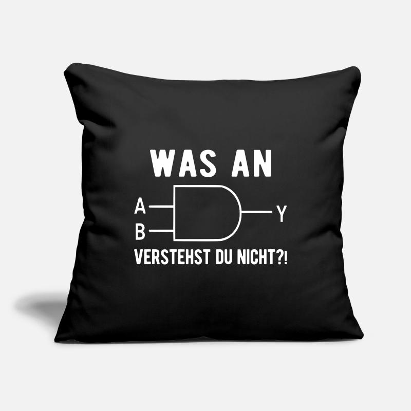 Computer Scientist Nerd Programmer Admin Ges Sofa pillowcase 17,3'' x 17,3'' (45 x 45 cm)