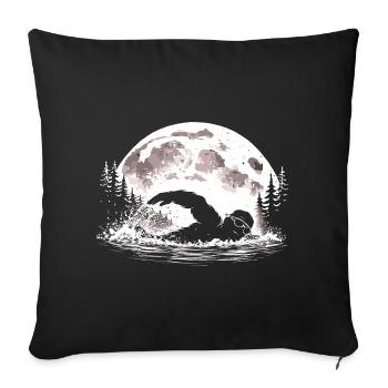 Bigfoot Float - Sofa pillowcase 17,3'' x 17,3'' (45 x 45 cm) - black - Front