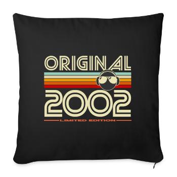 Original 2002 édition limitée - Housse de coussin décorative 45 x 45 cm - noir - Devant