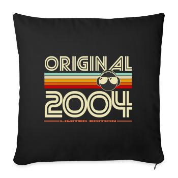 Original 2004 édition limitée - Housse de coussin décorative 45 x 45 cm - noir - Devant