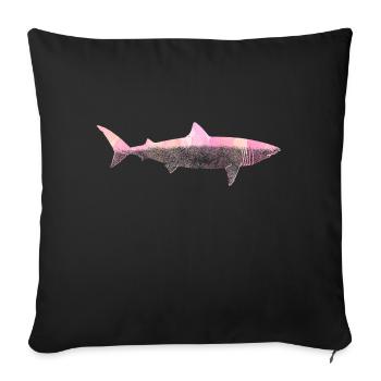 Shark Attack - Sofa pillowcase 17,3'' x 17,3'' (45 x 45 cm) - black - Front