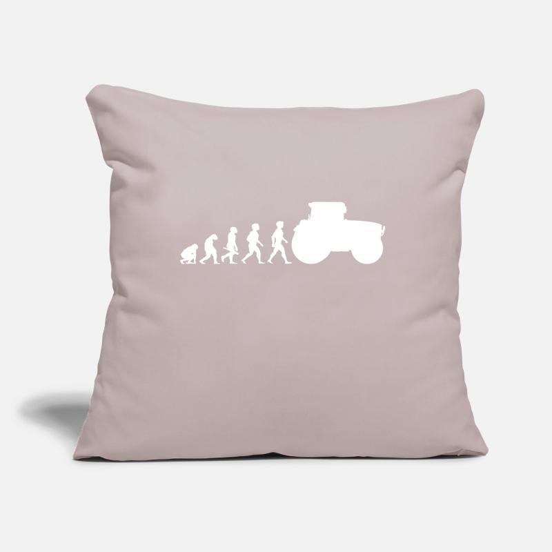 Evolution Traktor Trecker Ackerschlepper Sofakissenbezug 45 x 45 cm