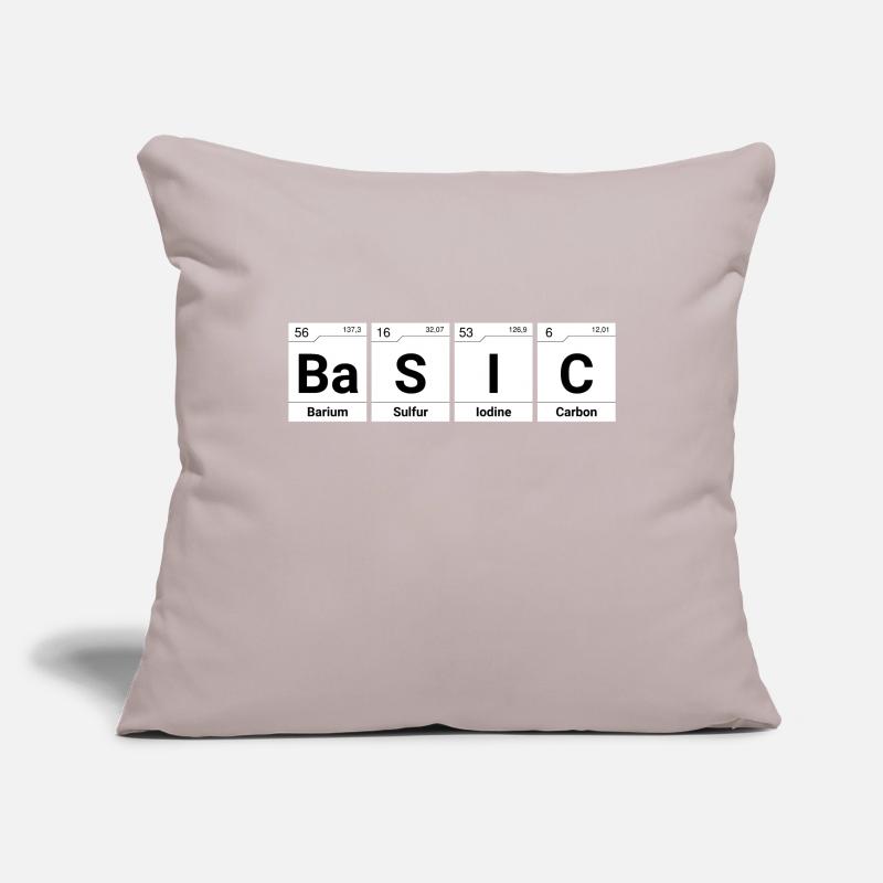 Basic Periodensystem Elemente Sofakissenbezug 45 x 45 cm