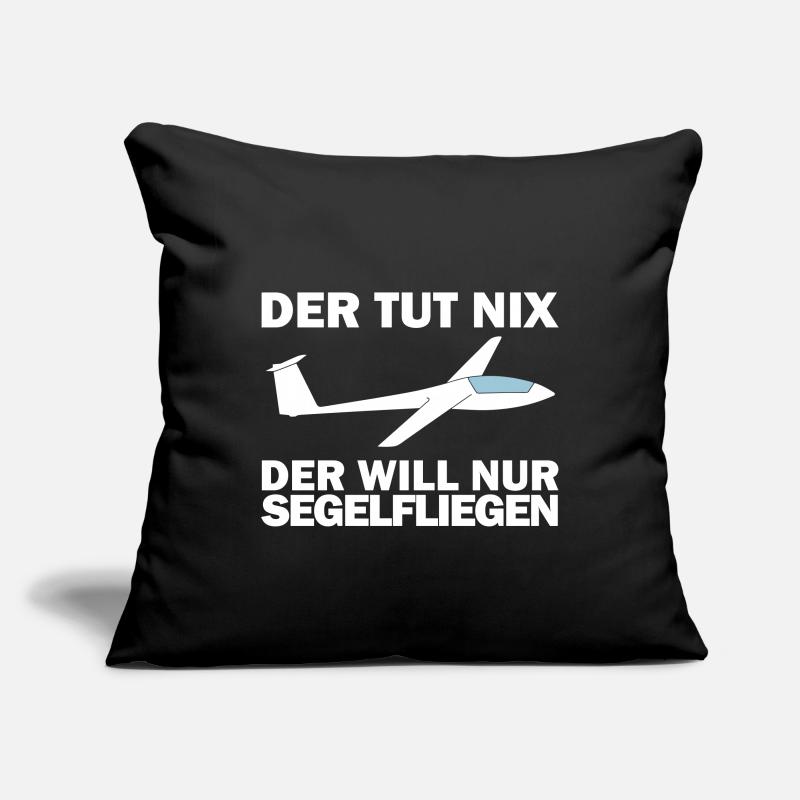 Only glider pilot glider pilot glider Sofa pillowcase 17,3'' x 17,3'' (45 x 45 cm)