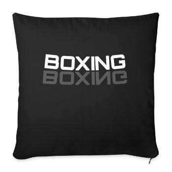 Boxing - Sofa pillowcase 17,3'' x 17,3'' (45 x 45 cm) - black - Front