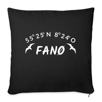 Fanø Fanö Dänemark Urlaub Idee - Sofakissenbezug 45 x 45 cm - Schwarz - Vorne